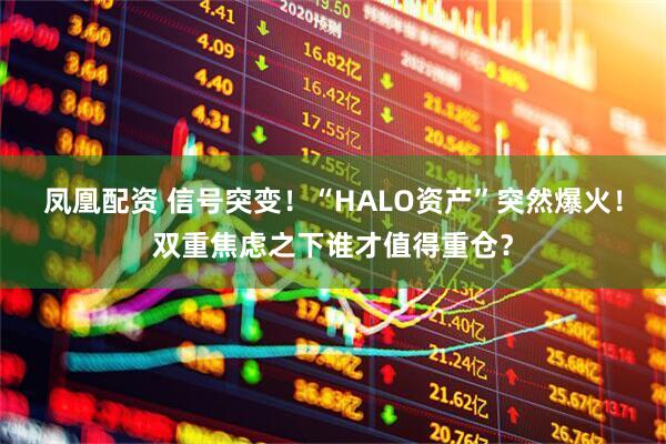 凤凰配资 信号突变！“HALO资产”突然爆火！双重焦虑之下谁才值得重仓？